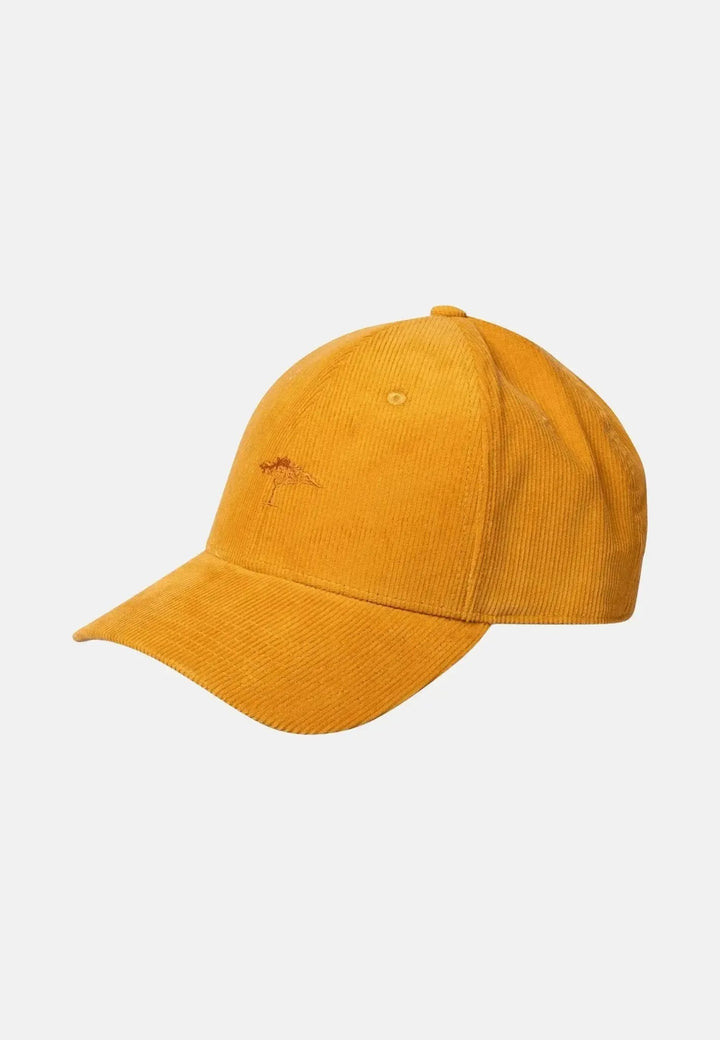 Fynch - Hatton Cotton Corduroy Baseball Cap Amber - 15090420-117-OS - fynch - hatton.co.uk