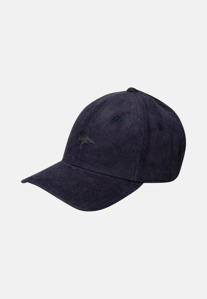 Fynch - Hatton Cotton Corduroy Baseball Cap Navy - 15090420-685-OS - fynch - hatton.co.uk