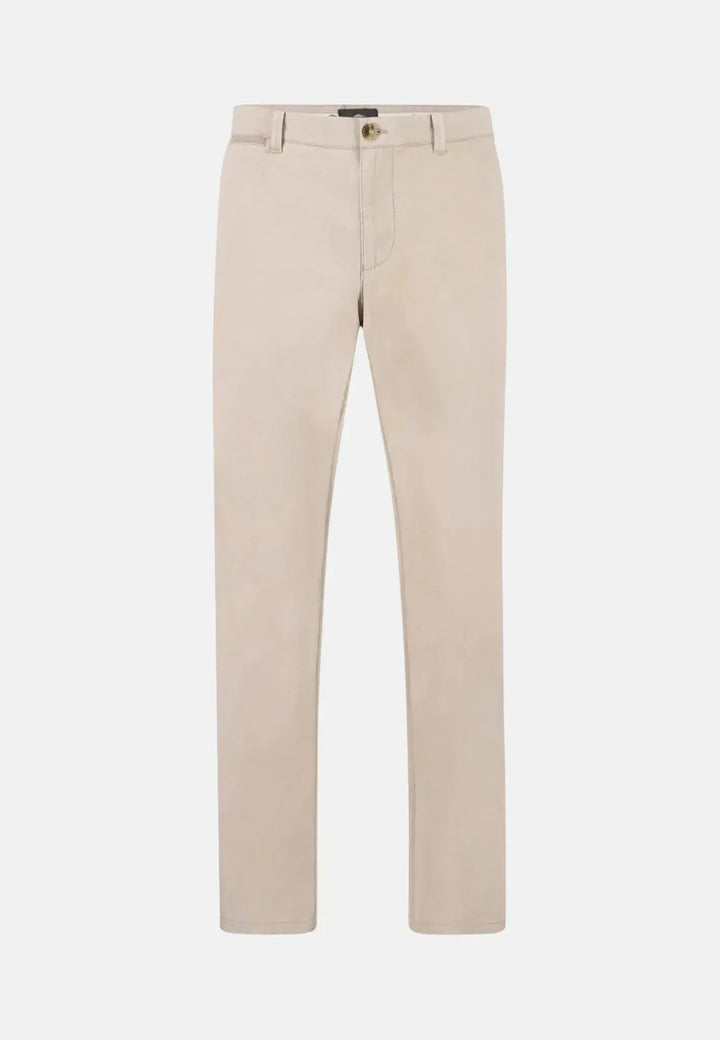 Fynch - Hatton - Cotton Stretch Chinos Beige - 15022830-833-32-32 - uk