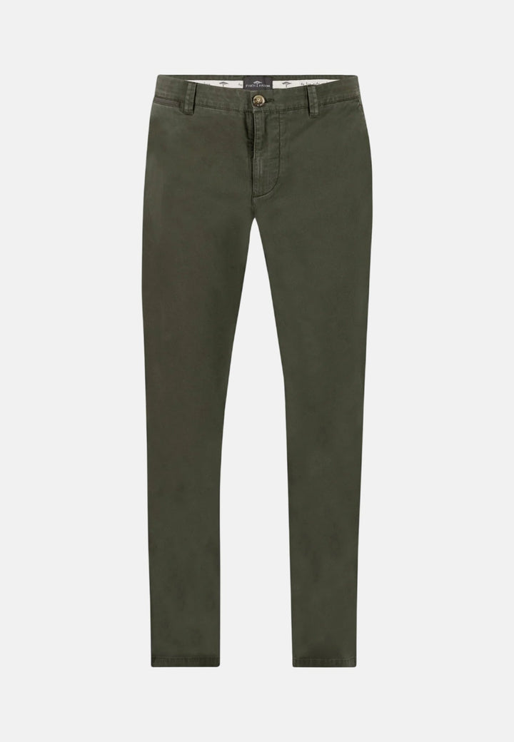 Fynch - Hatton - Cotton Stretch Chinos Dusty Forest - 15022830-716-32-32 - uk