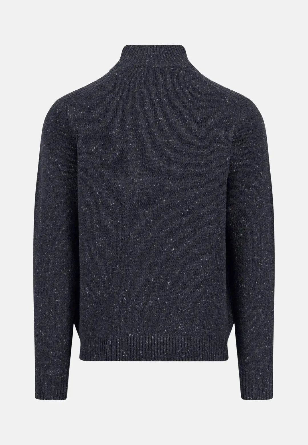 Fynch - Hatton Donegal Wool 1/4 Zip Knit Navy 1510346-690-S