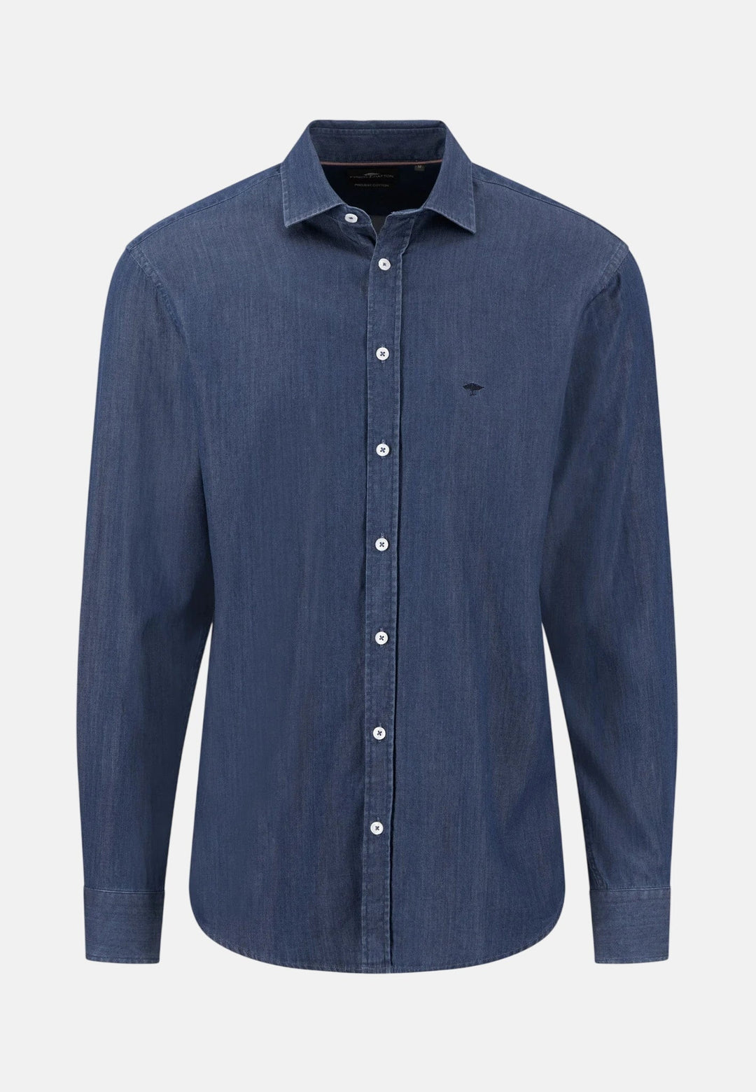 Fynch-Hatton Egyptian Denim Kent Collar Shirt Ink Blue 16089413-661-S