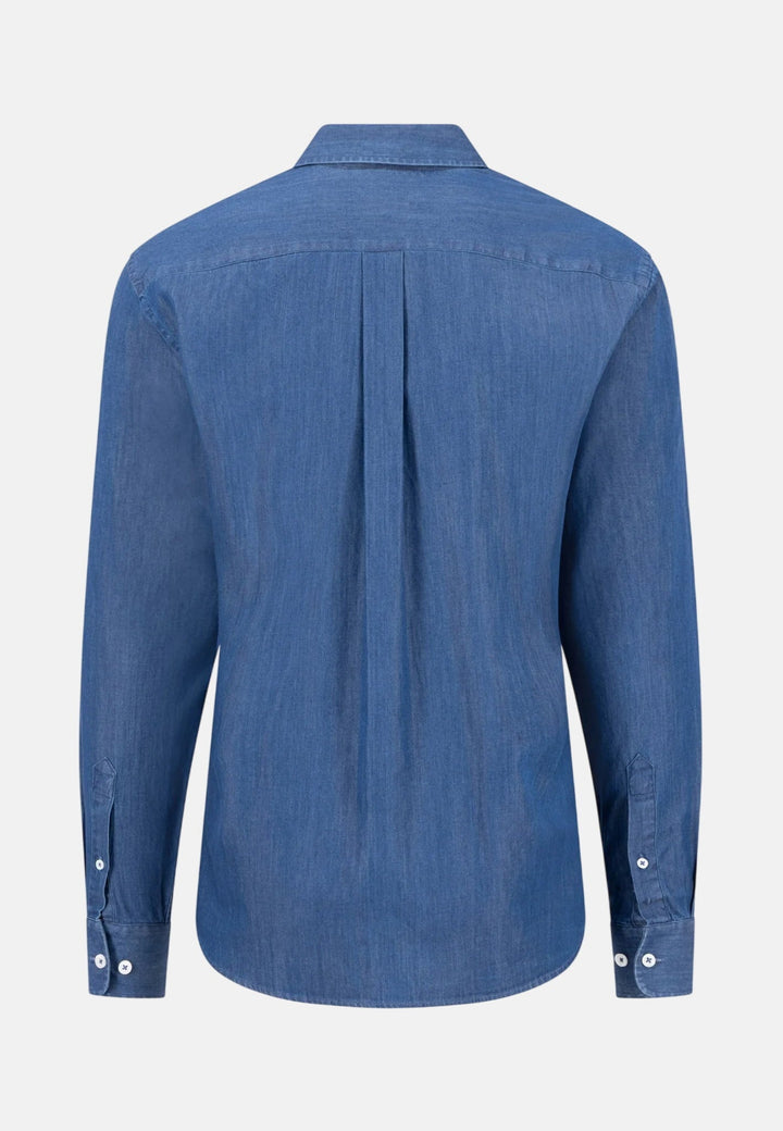 Fynch-Hatton Egyptian Denim Kent Collar Shirt Midnight 16089413-672-S