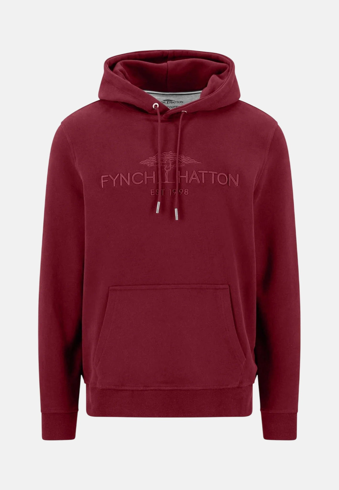 Fynch-Hatton Embroidered Logo Hoodie Brick 16141355-346-S