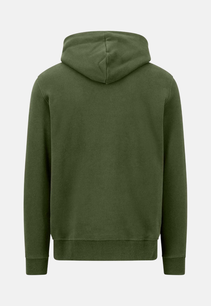 Fynch-Hatton Embroidered Logo Hoodie Moss 16141355-748-S