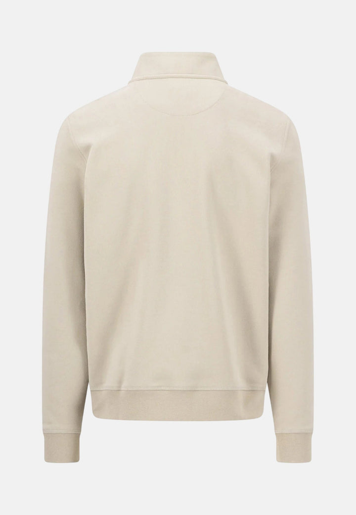 Fynch-Hatton Essential 1/4 Zip Sweatshirt Clay 16141351-848-S