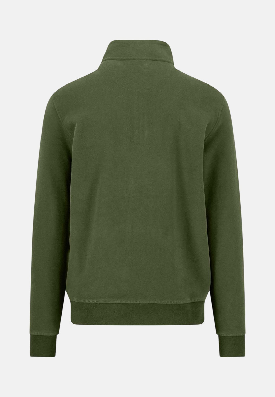 Fynch-Hatton Essential 1/4 Zip Sweatshirt Moss 16141351-748-M