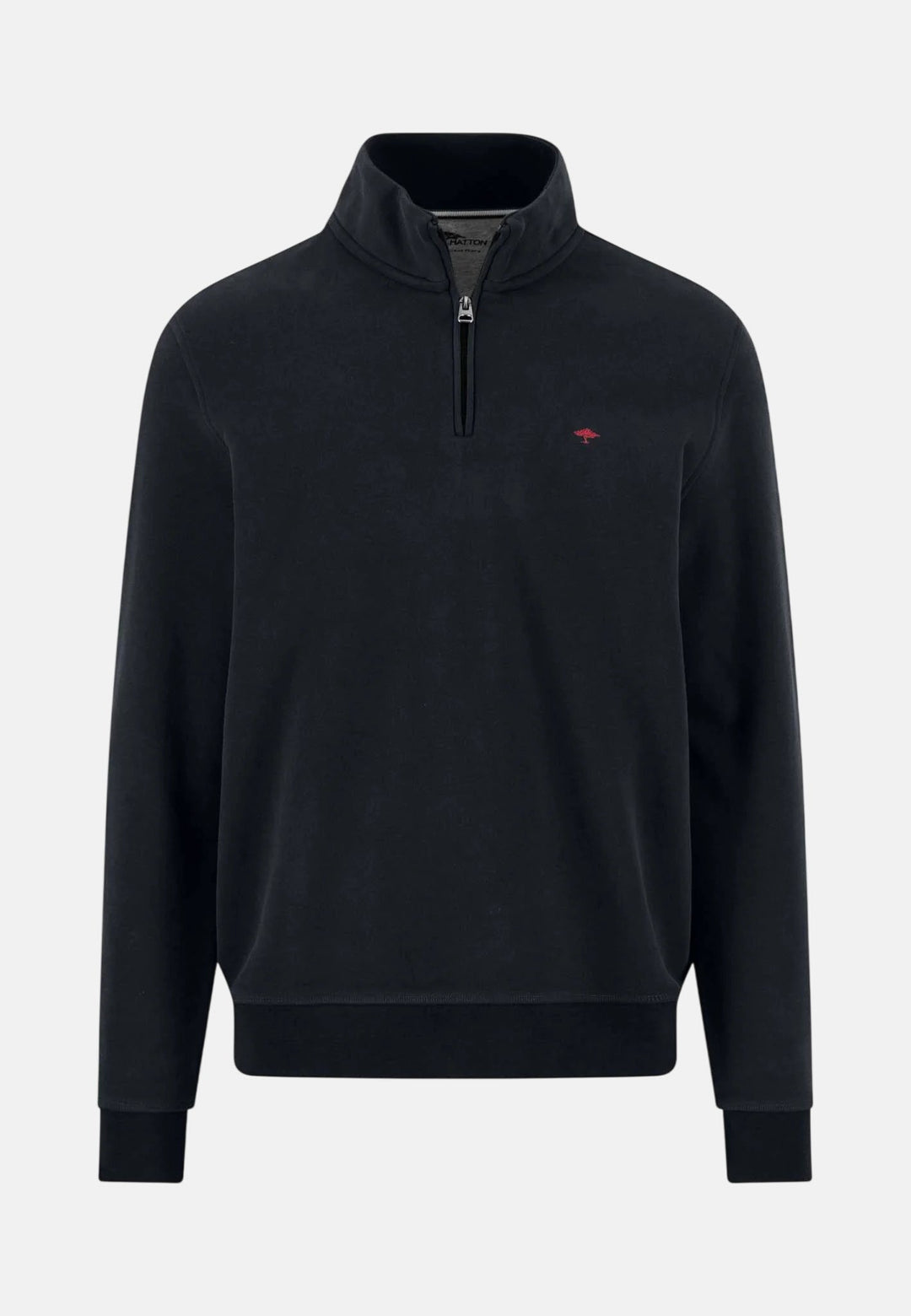 Fynch-Hatton Essential 1/4 Zip Sweatshirt Navy 16141351-685-S