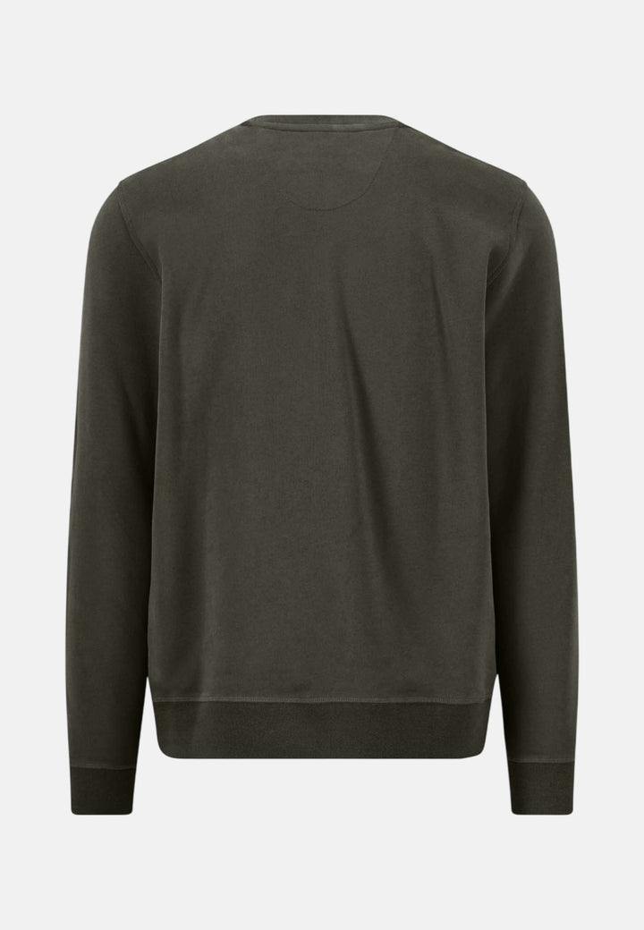 Fynch-Hatton Essential Crewneck Sweatshirt Cypress 16141350-749-S