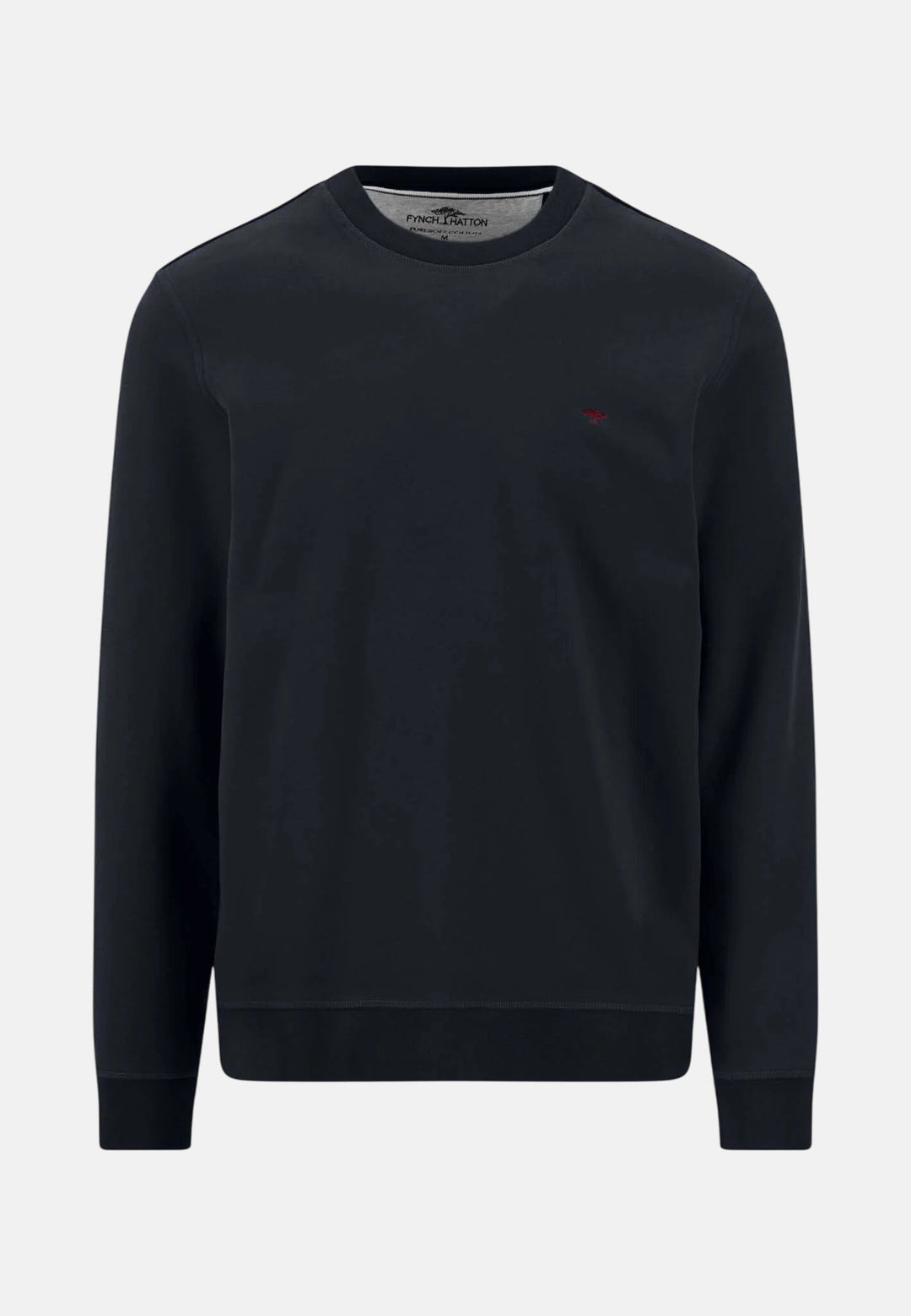 Fynch-Hatton Essential Crewneck Sweatshirt Navy 16141350-685-M