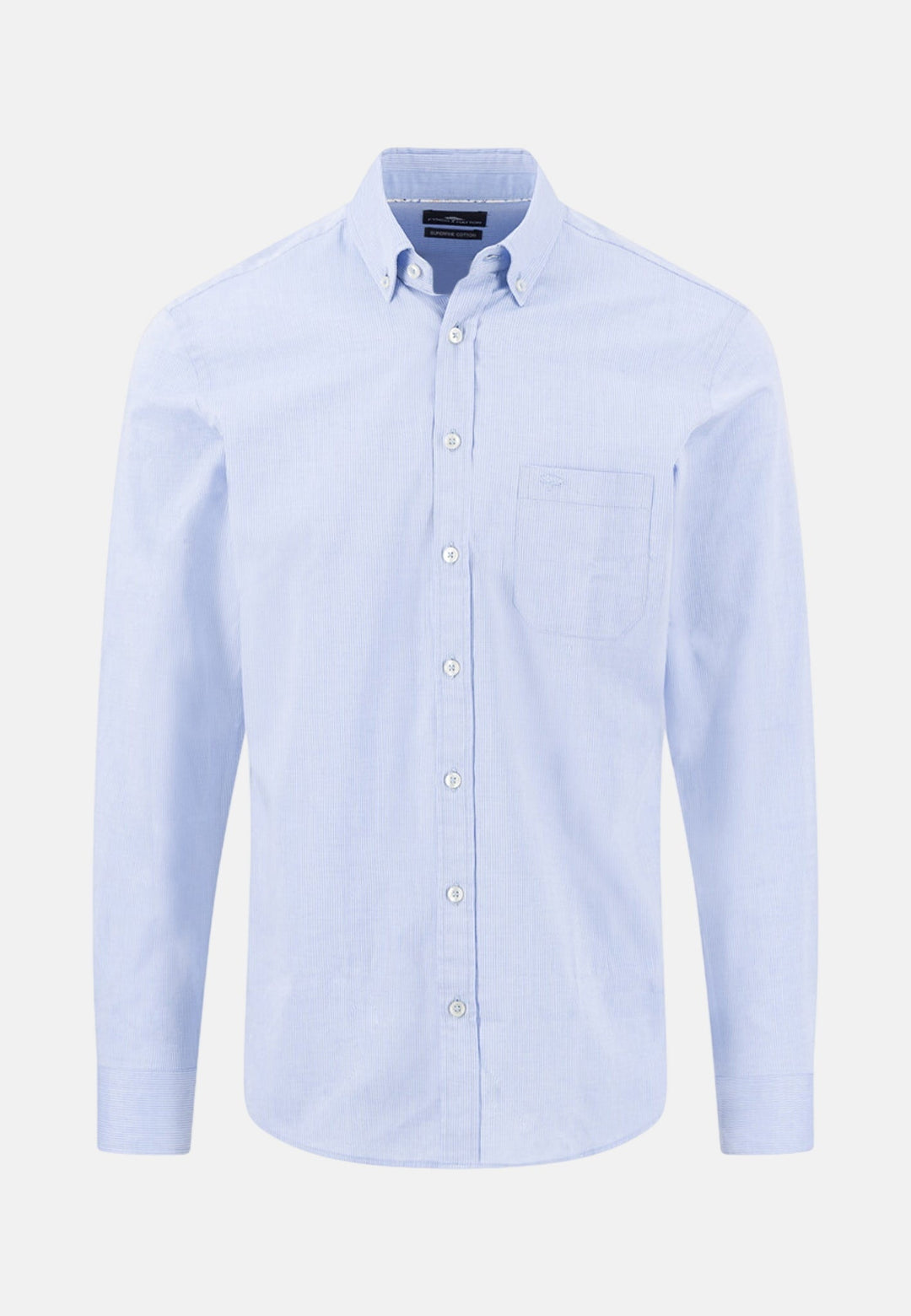 Fynch - Hatton Essential Dobby Stripe Shirt New Breeze - 16136080-653-M - fynch - hatton.co.uk