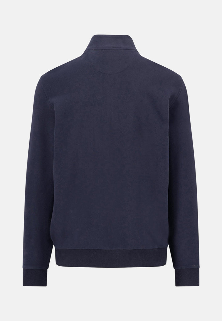 Fynch-Hatton Essential Full Zip Sweatshirt Navy 16141352-685-M