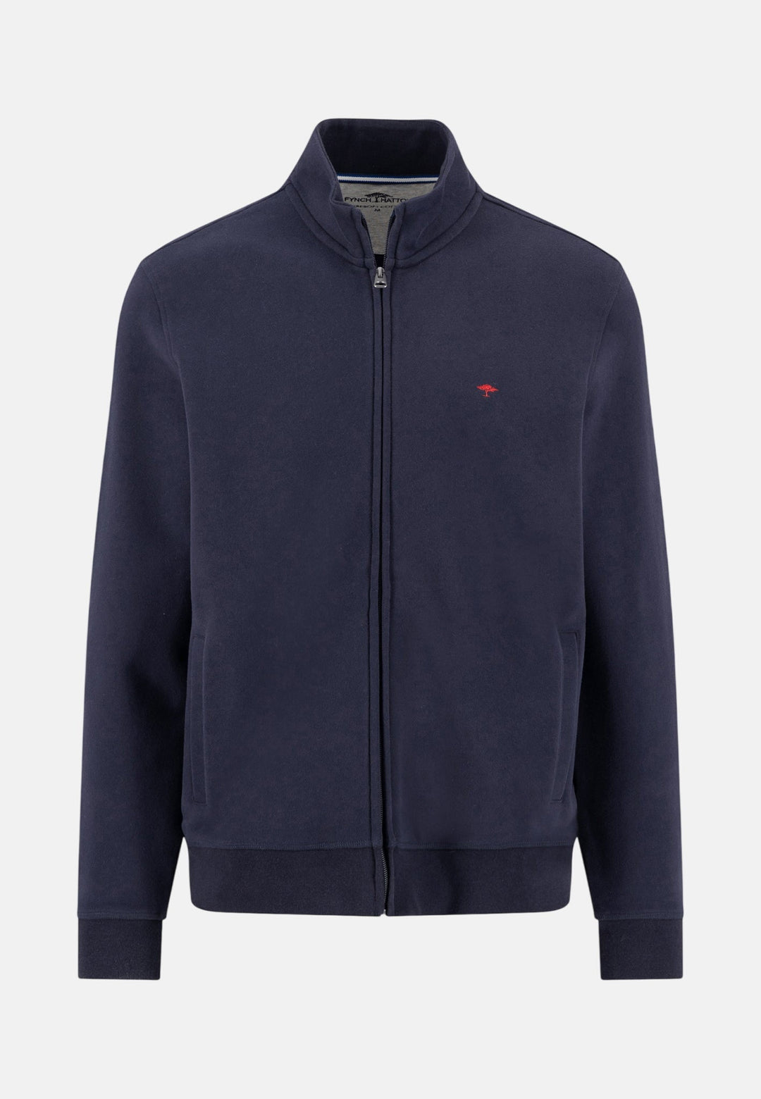 Fynch-Hatton Essential Full Zip Sweatshirt Navy 16141352-685-M