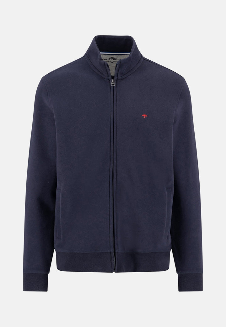 Fynch-Hatton Essential Full Zip Sweatshirt Navy 16141352-685-M