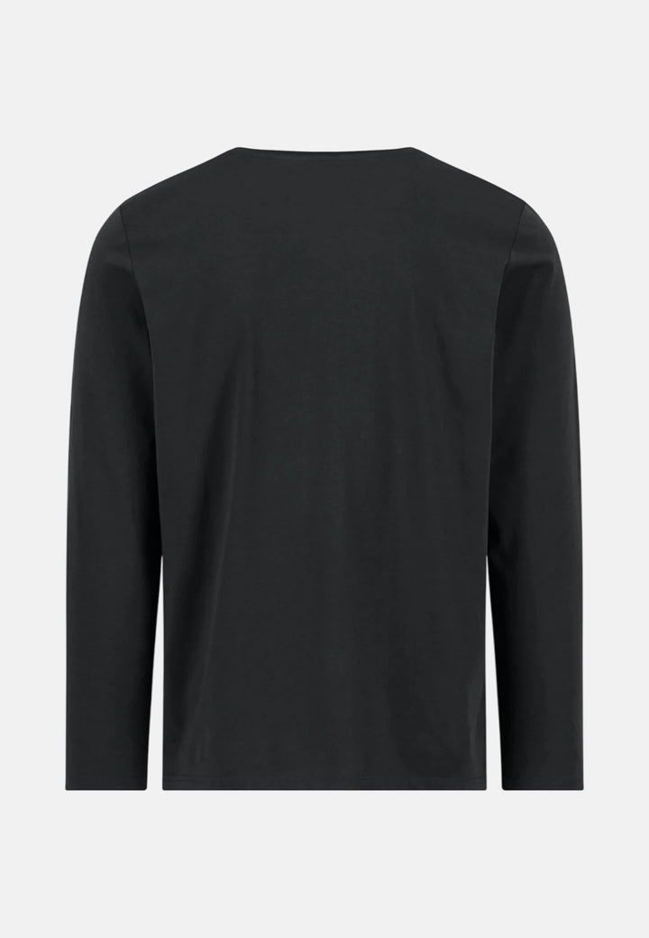 Fynch-Hatton Essential Long Sleeve T-Shirt Black 16141510-999-S