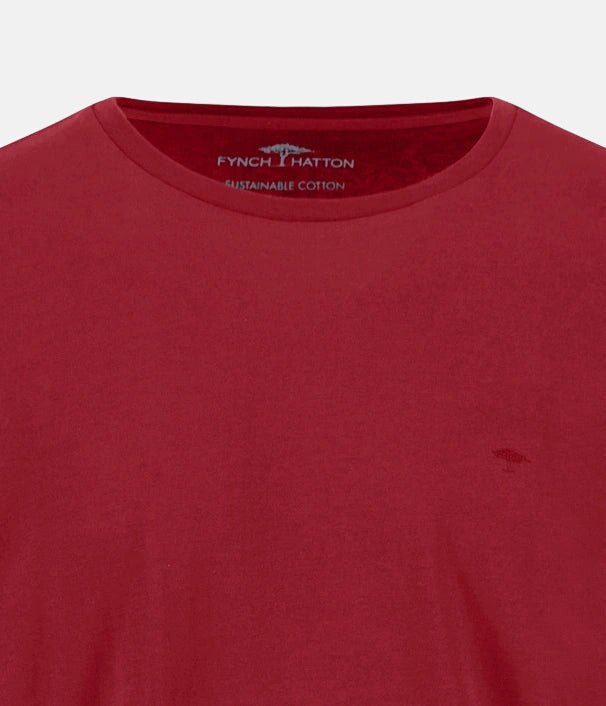 Fynch-Hatton Essential Long Sleeve T-Shirt Brick 16141510-346-M