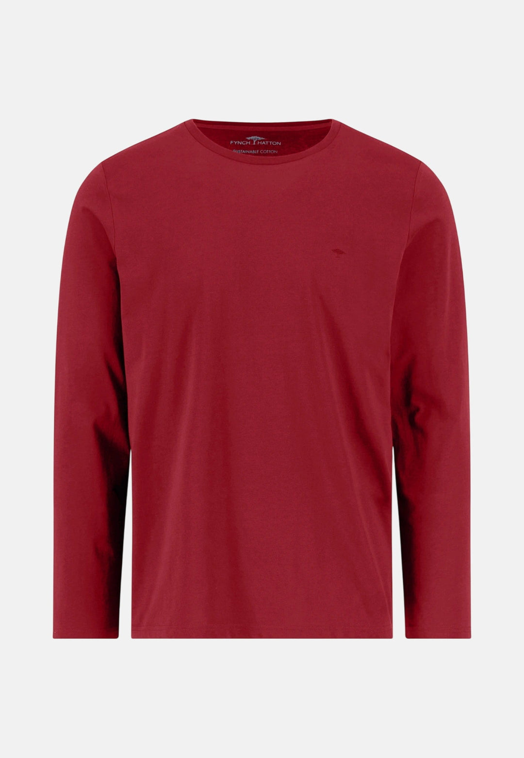Fynch-Hatton Essential Long Sleeve T-Shirt Brick 16141510-346-M