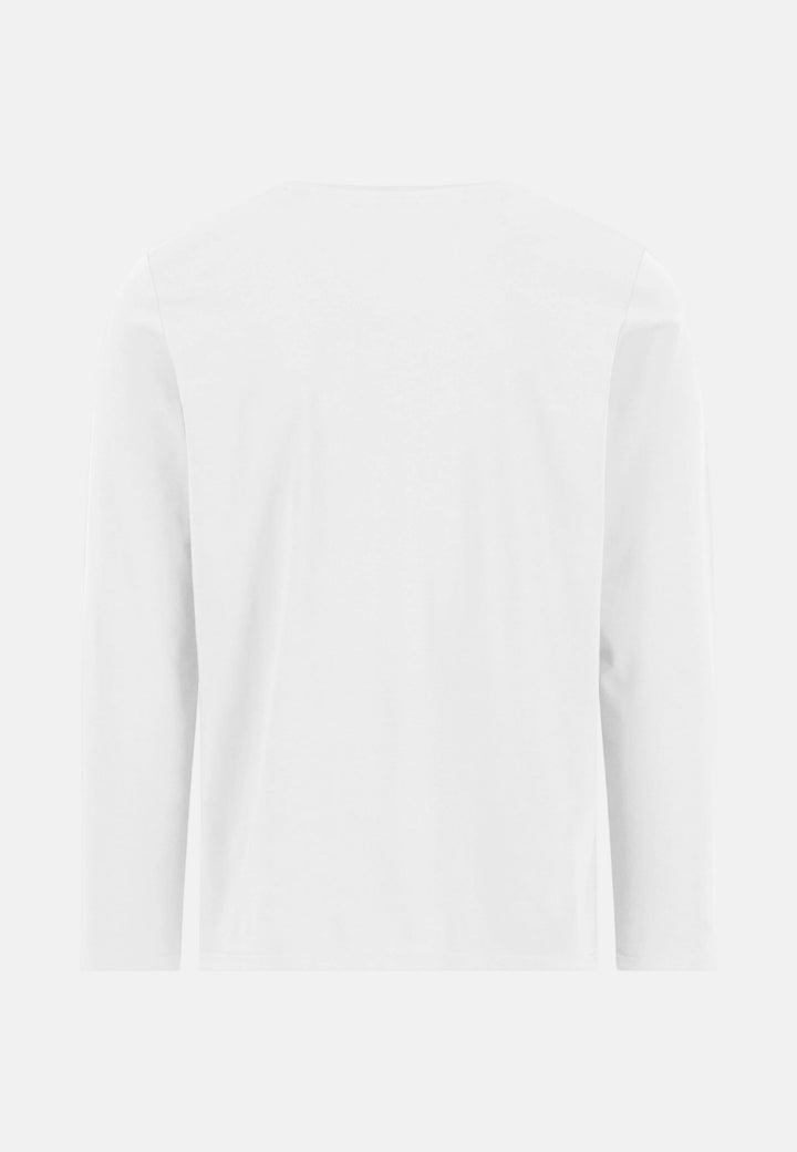 Fynch-Hatton Essential Long Sleeve T-Shirt White 16141510-802-M