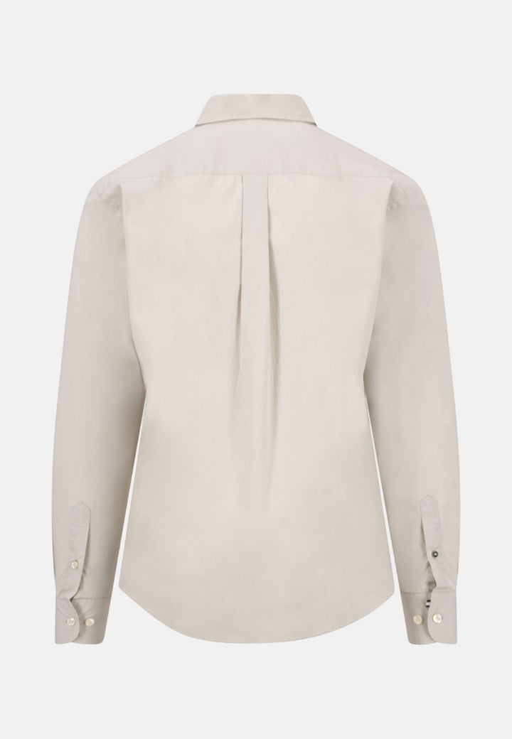 Fynch - Hatton Essential Poplin Shirt Cement 16139010-828-M