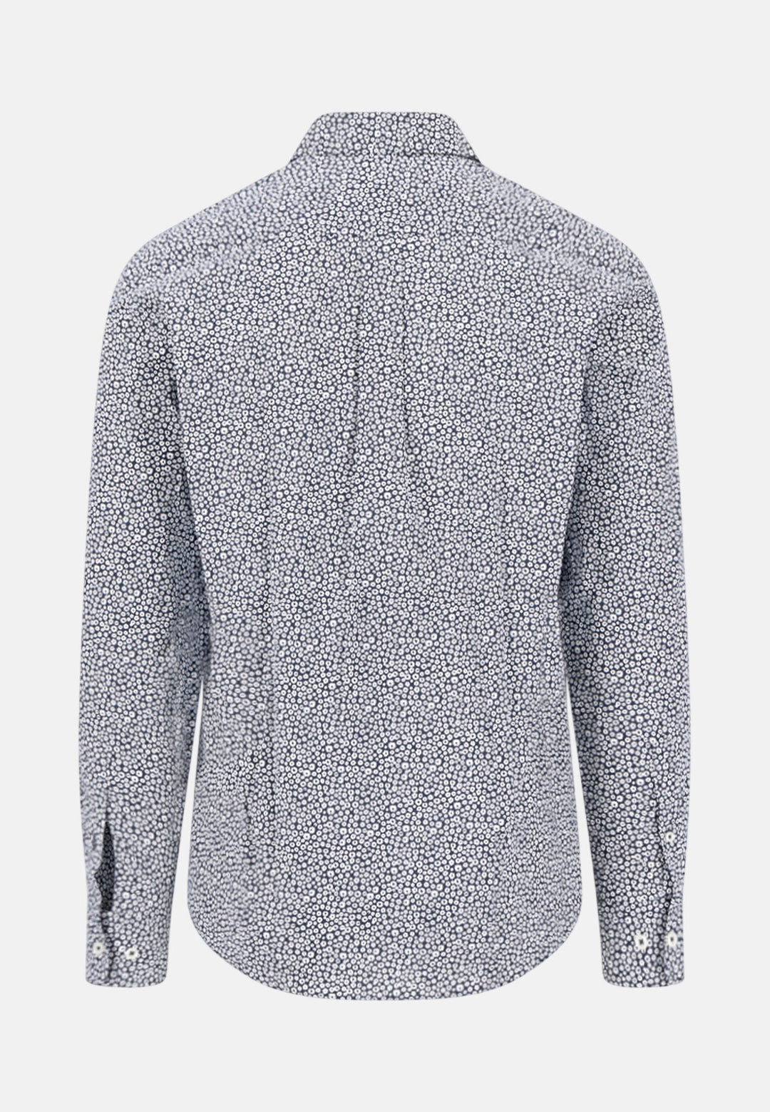 Fynch - Hatton Essential Premium Print Kent Collar Shirt Navy 16135133-685-M