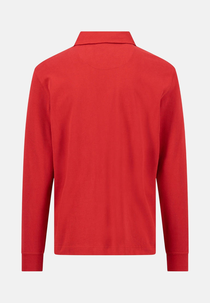 Fynch-Hatton Essential Rugby Shirt Brick 16141362-346-M