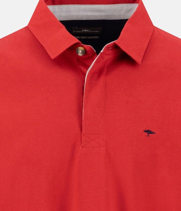 Fynch-Hatton Essential Rugby Shirt Brick 16141362-346-M