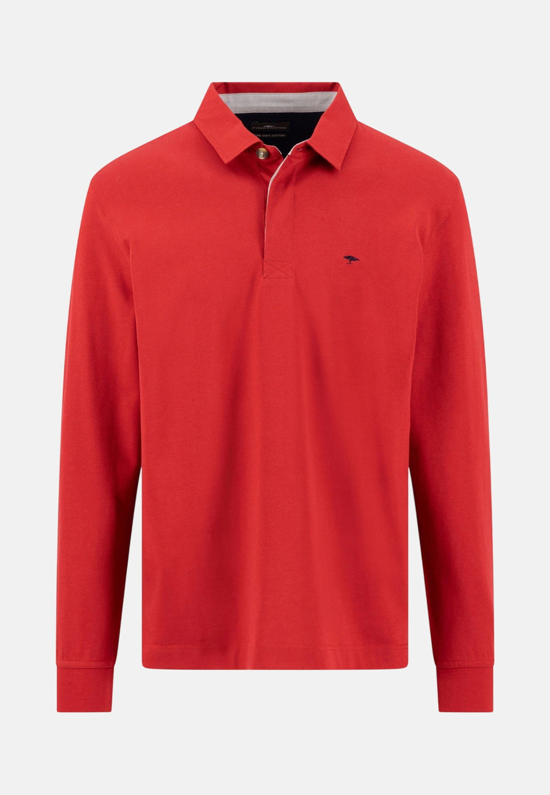 Fynch-Hatton Essential Rugby Shirt Brick 16141362-346-M