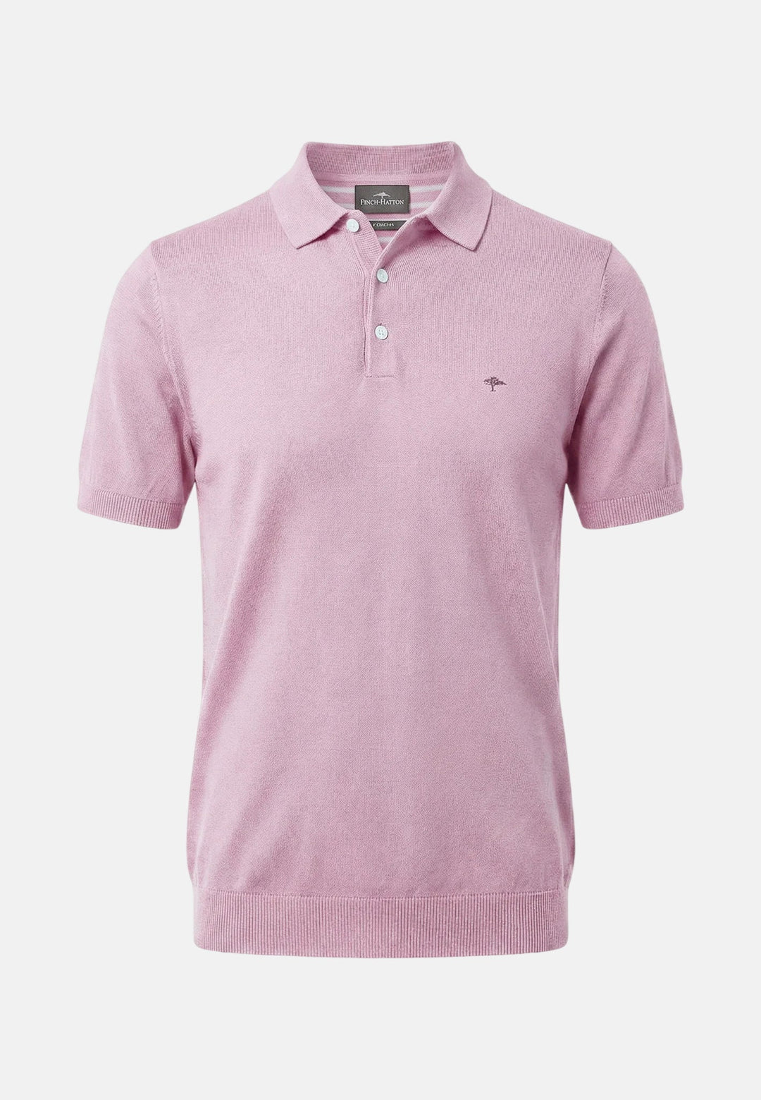 Fynch - Hatton Fine Knit Air Cotton Polo Shirt Magnolia - 1602320-464-M - fynch - hatton.co.uk