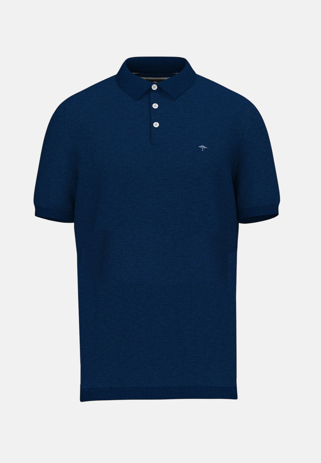 Fynch - Hatton Fine Knit Air Cotton Polo Shirt Midnight - 1602320-672-M - fynch - hatton.co.uk