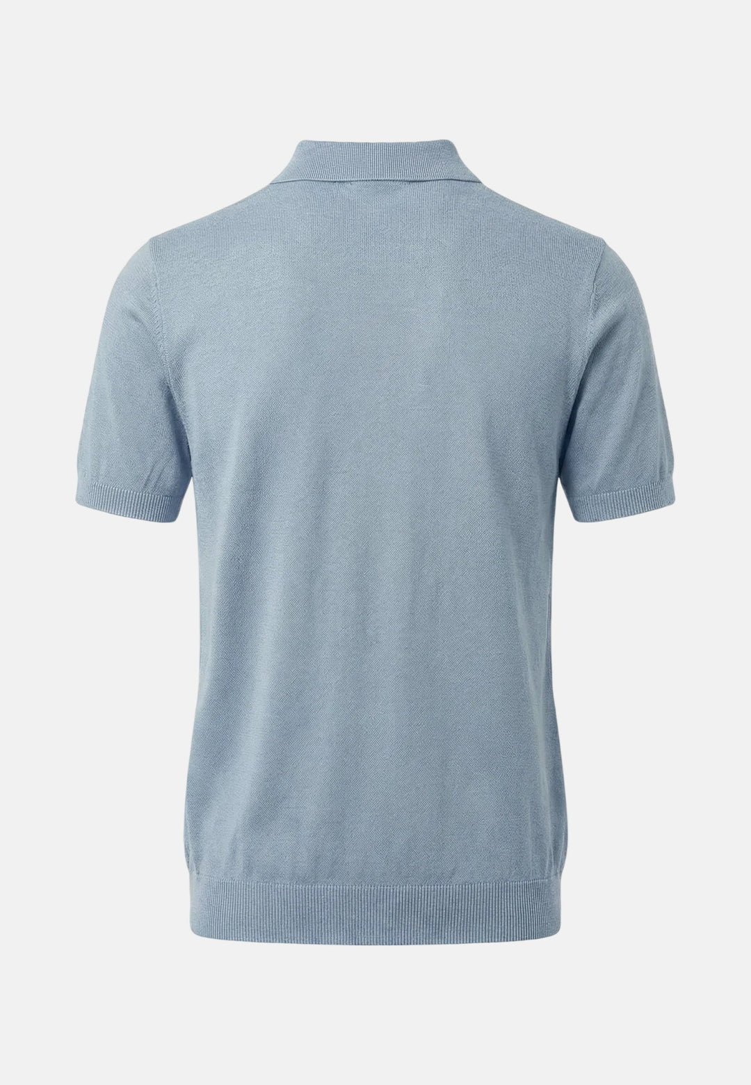 Fynch - Hatton Fine Knit Air Cotton Polo Shirt New Breeze - 1602320-653-M - fynch - hatton.co.uk
