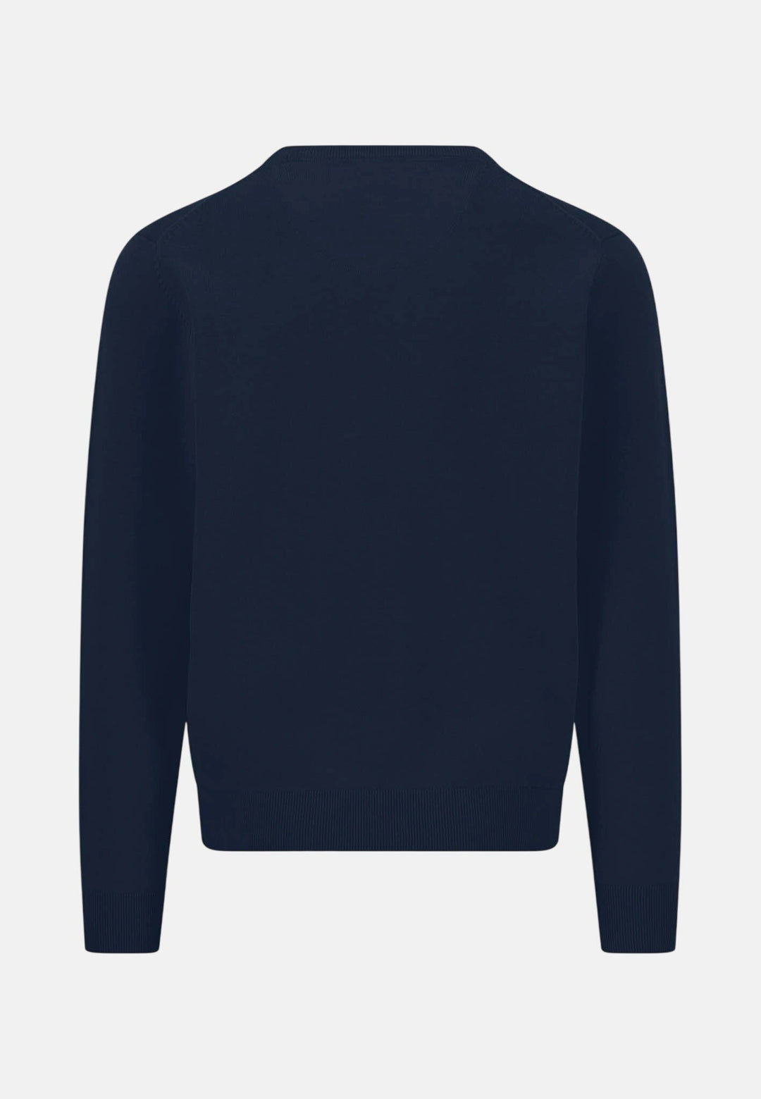 Fynch-Hatton Fine Knit Cotton Crewneck Sweater Ink Blue 1614210-661-S