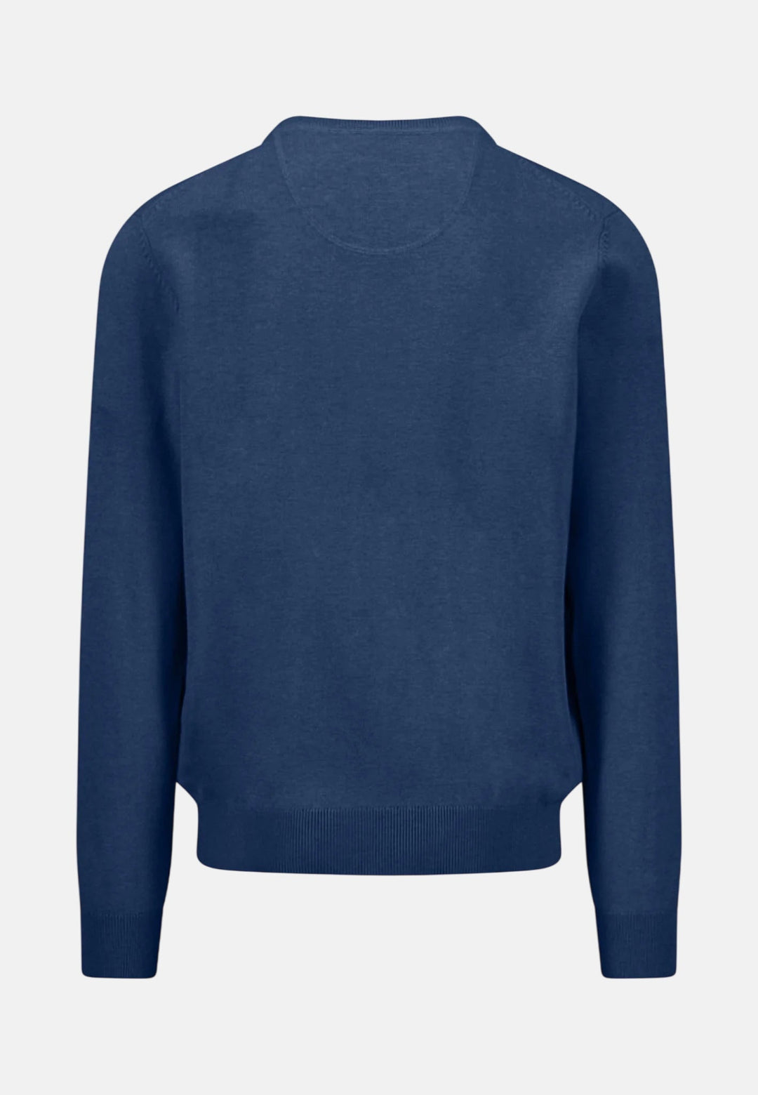 Fynch - Hatton Fine Knit Cotton Crewneck Sweater Midnight - 1613210-672-M - fynch - hatton.co.uk