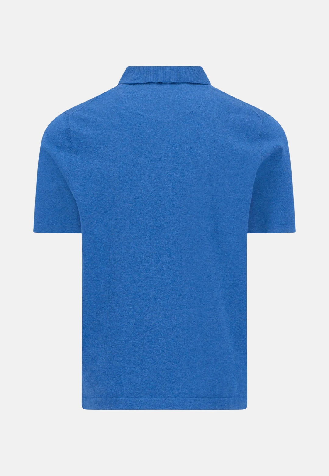 Fynch - Hatton Fine Knit Polo Shirt Harbour Blue 1602229-654-M