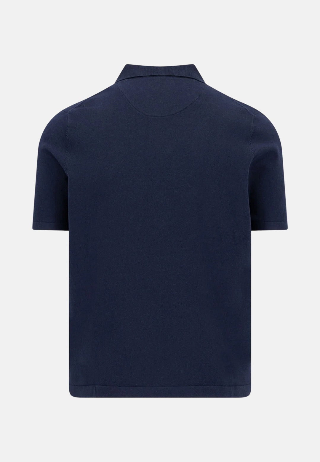 Fynch - Hatton Fine Knit Polo Shirt Navy 1602229-690-M