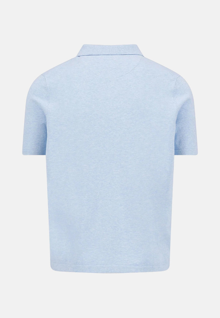 Fynch - Hatton Fine Knit Polo Shirt New Breeze 1602229-653-M