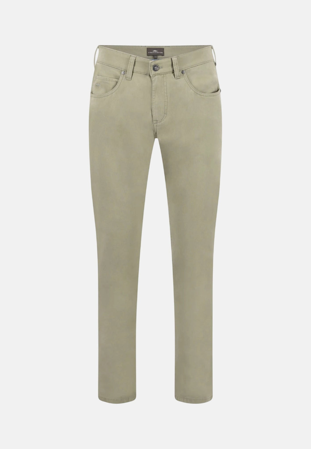 Fynch - Hatton Five Pocket Stretch Cotton Chinos Saw - 16132805-741-32-32 - fynch - hatton.co.uk