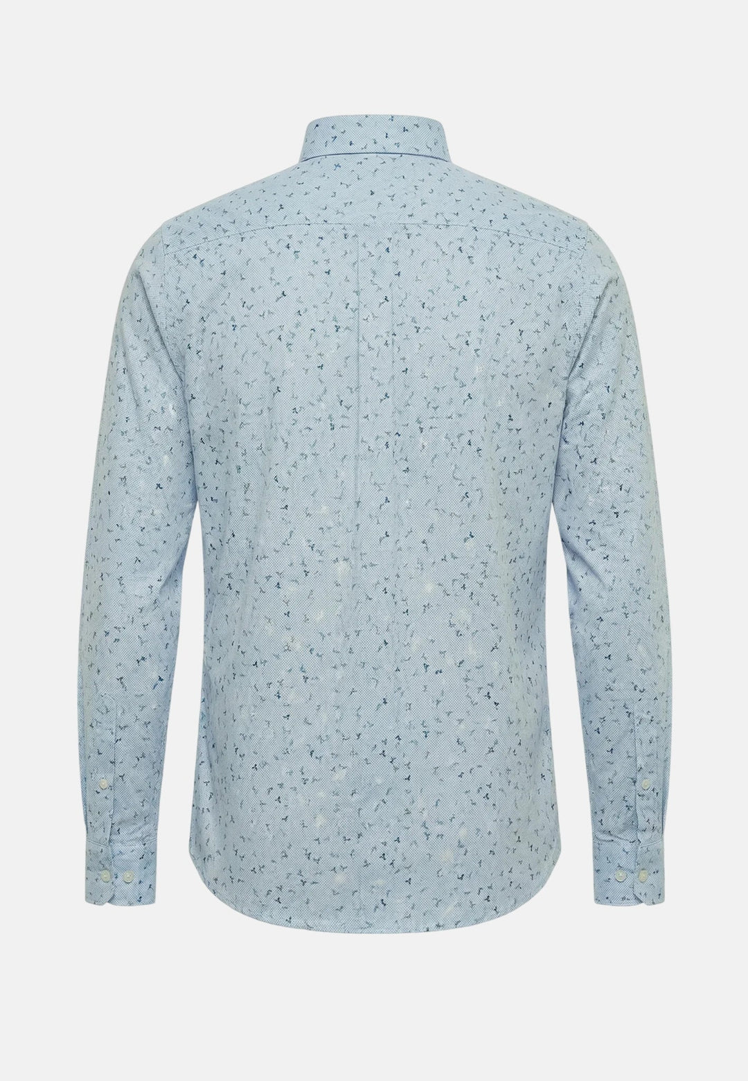 Fynch - Hatton Flower Print Button Down Shirt New Breeze - 16028230-653-M - fynch - hatton.co.uk