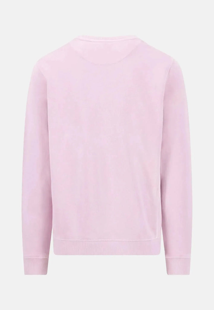 Fynch - Hatton Garment Dyed Crewneck Sweatshirt Magnolia - 15121200-464-M - fynch - hatton.co.uk