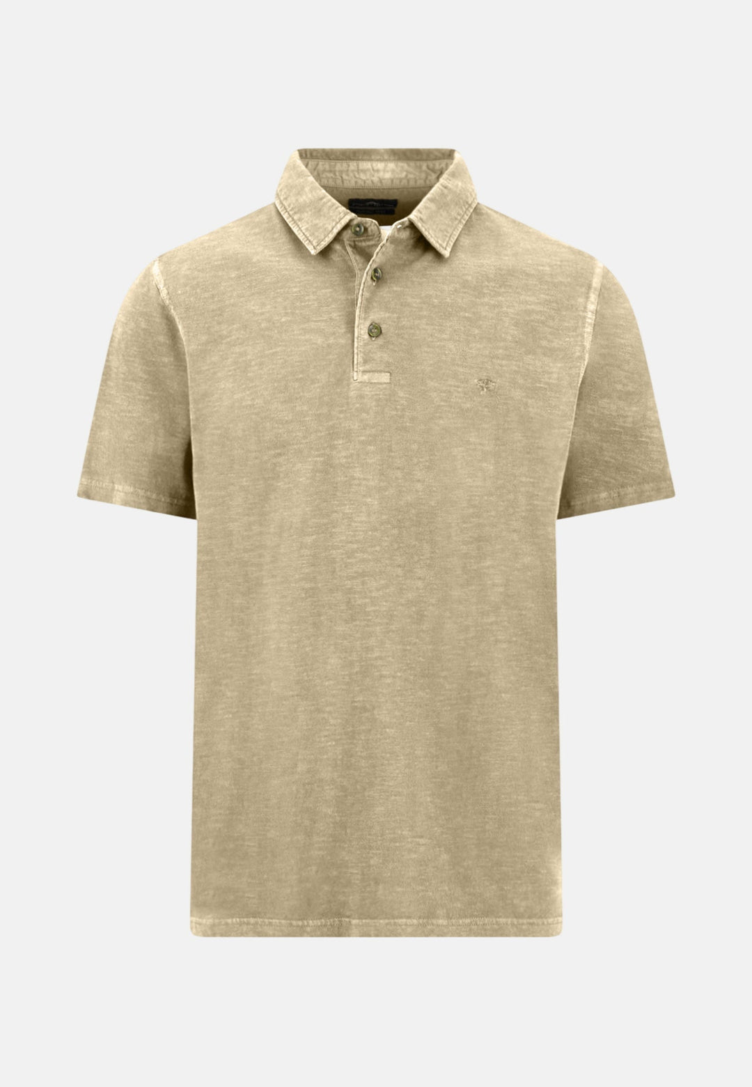Fynch - Hatton Garment Dyed Linen Blend Polo Shirt Pistachio 16044013-745-M