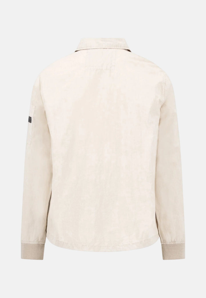 Fynch - Hatton Garment Dyed Overshirt Cement 16032741-828-M