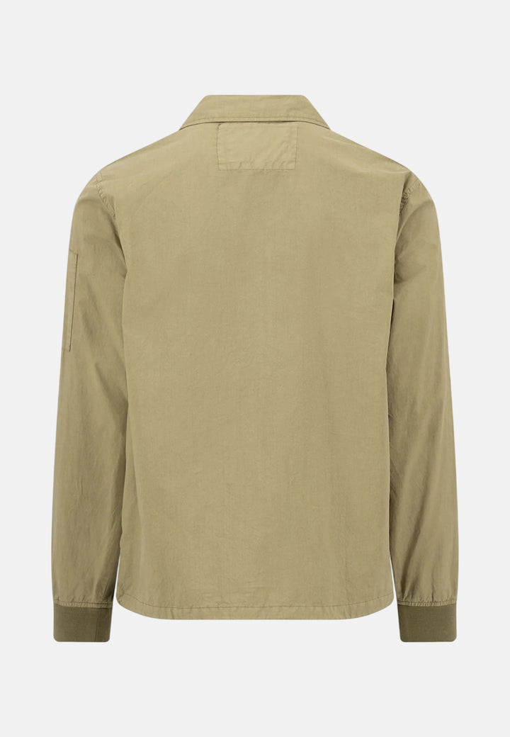 Fynch - Hatton Garment Dyed Overshirt Dark Khaki 16032741-719-M