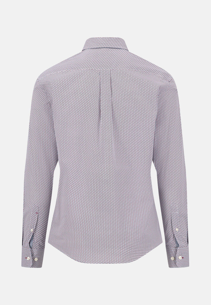Fynch-Hatton Graphic Flower Button Down Shirt Grape 16085370-416-M
