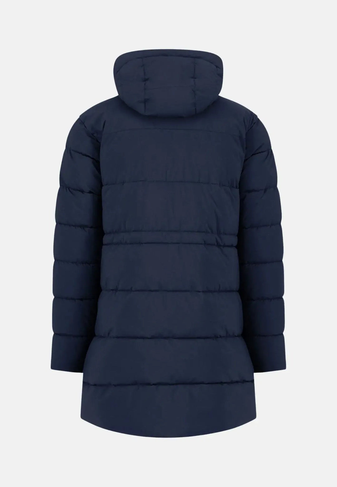 Fynch - Hatton Hooded Full Length Puffer Coat Navy - 15102625-688-S - fynch - hatton.co.uk
