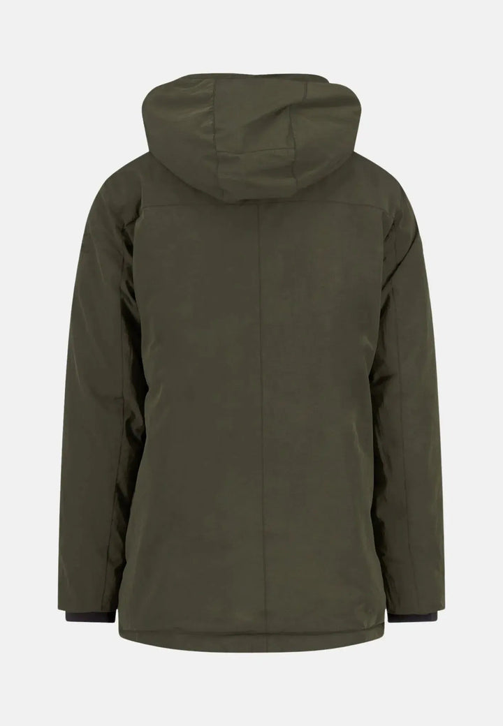 Hooded Winter Parka Jacket Dusty Forest – FYNCH-HATTON, image 2 of 3