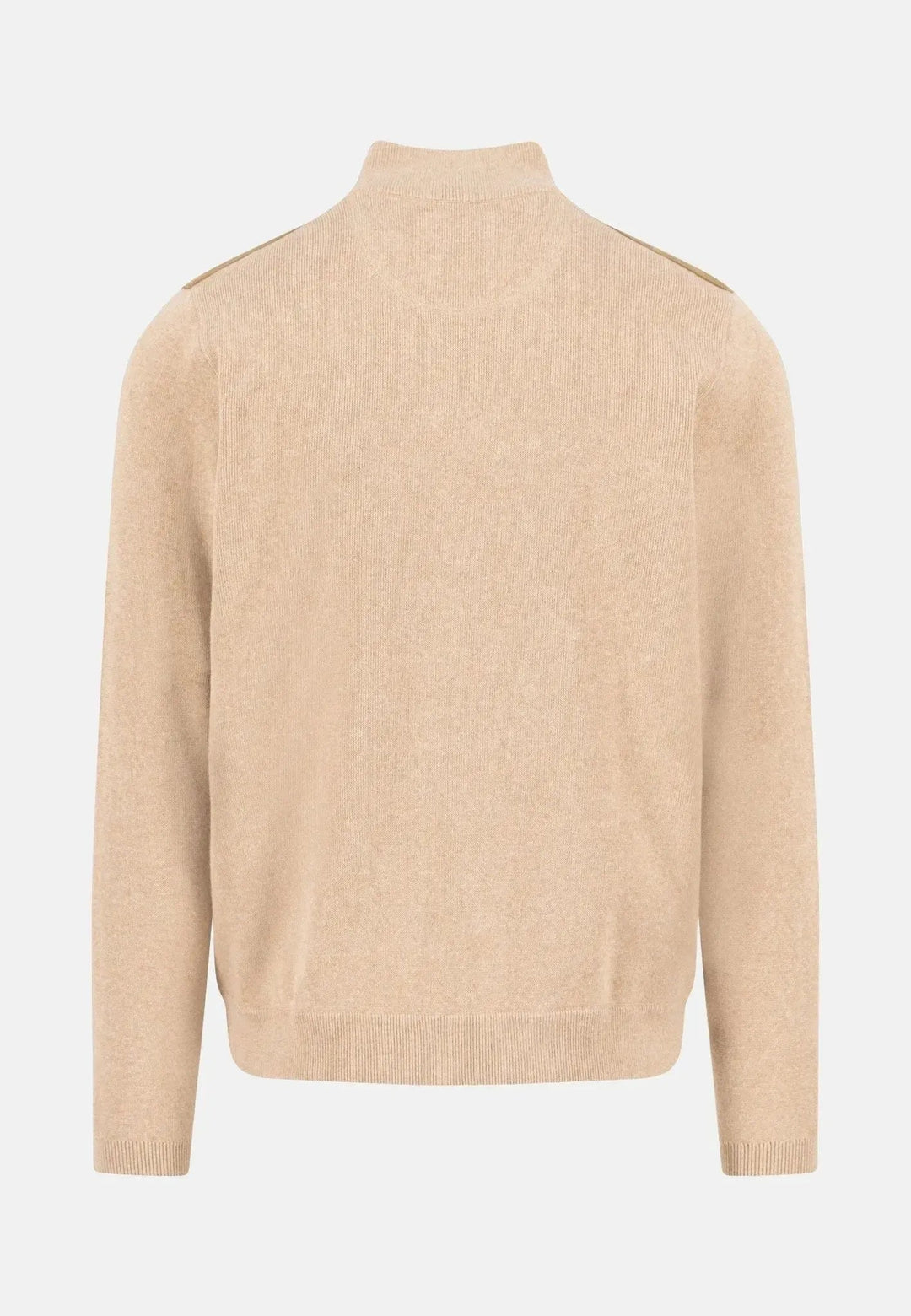 Fynch - Hatton Hybrid Faux Suede Cardigan Jacket Taupe - 1509340-864-M - fynch - hatton.co.uk