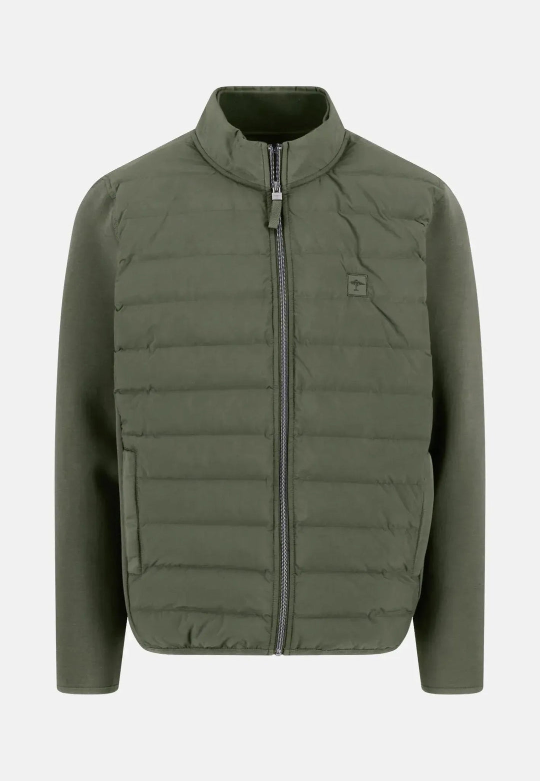 Fynch - Hatton Hybrid Puffer Jacket Dusty Olive - 15094055-701-S - fynch - hatton.co.uk
