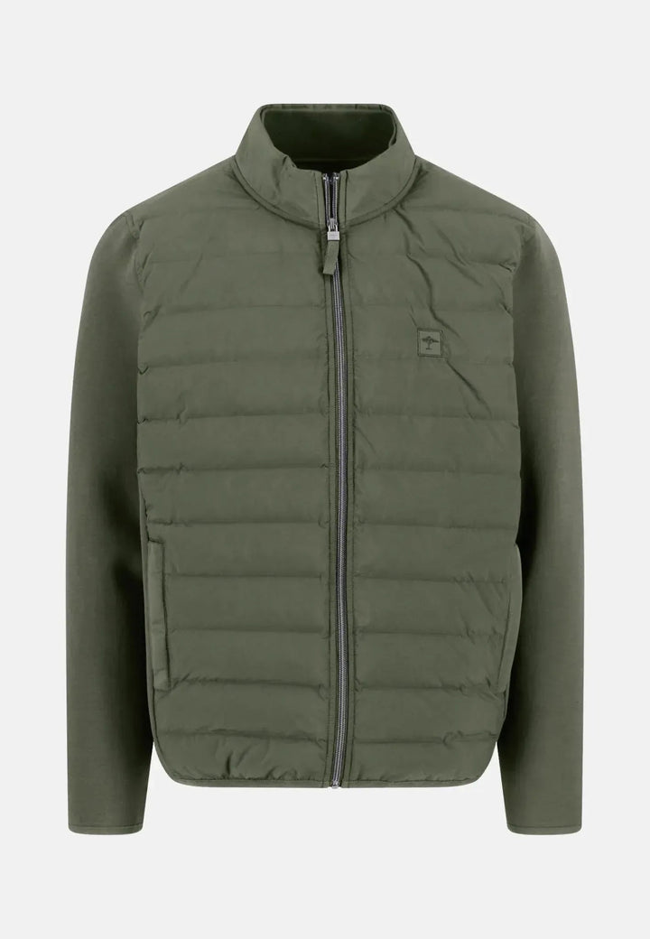 Fynch - Hatton Hybrid Puffer Jacket Dusty Olive - 15094055-701-S - fynch - hatton.co.uk