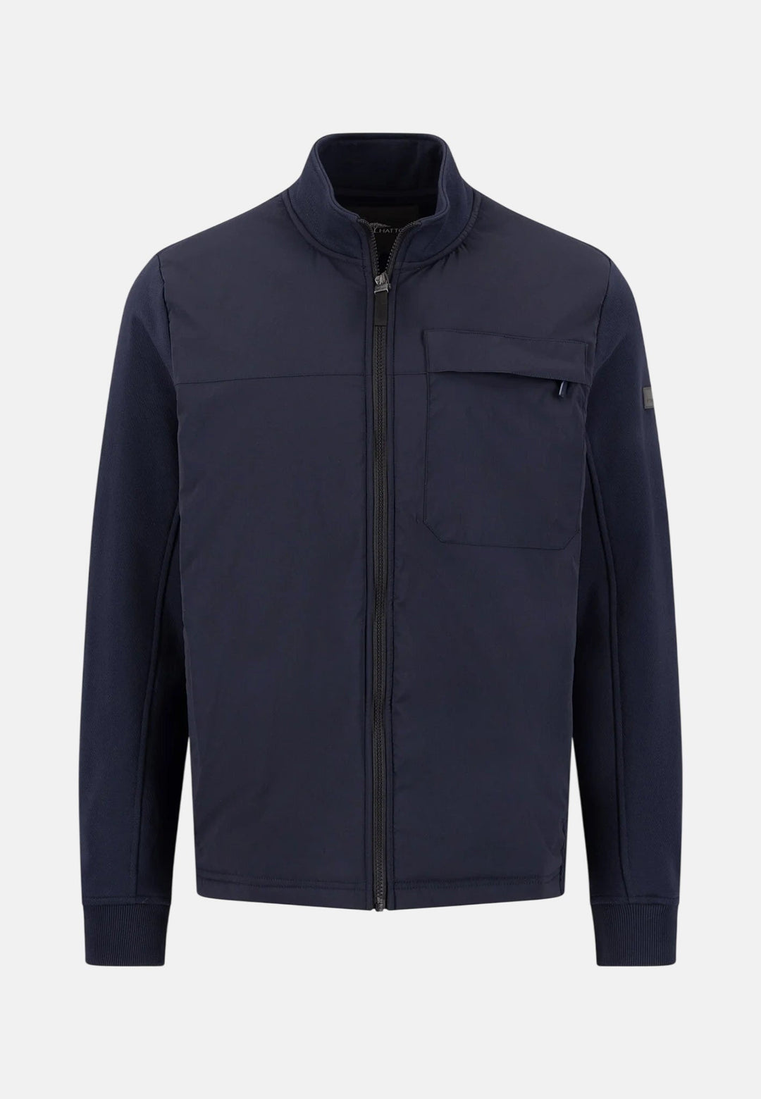 Fynch-Hatton Hybrid Stand Collar Jacket Navy 16071403-685-M