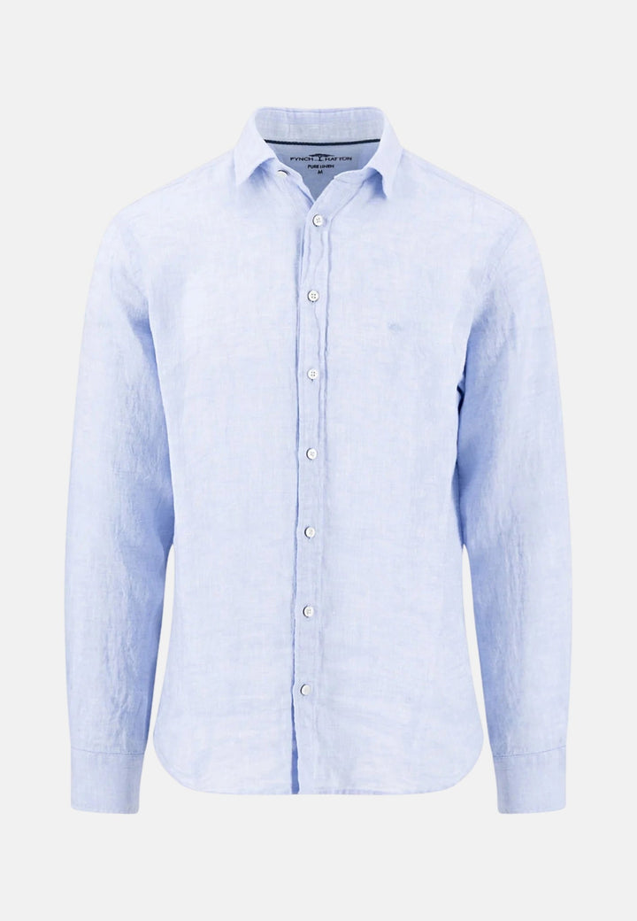 Fynch - Hatton Kent Collar Pure Linen Shirt New Breeze 16136003-653-M