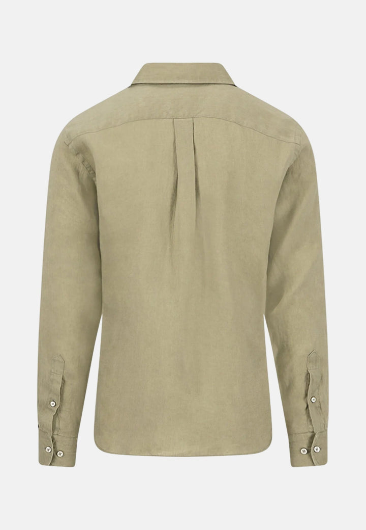 Fynch - Hatton Kent Collar Pure Linen Shirt Pistachio 16136003-745-M